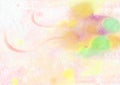 Grunge color crayon painting Royalty Free Stock Photo