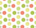 Grunge colorful geometric seamless pattern Royalty Free Stock Photo