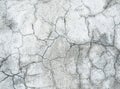 Grunge concrete cement wall with crack in industrial building Royalty Free Stock Photo