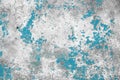 Grunge concrete wall blue color for texture