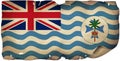 Coral Sea Islands Flag On Old Paper Royalty Free Stock Photo