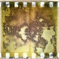 Grunge corroded film frame