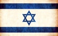 Grunge country flag illustration Israel Royalty Free Stock Photo