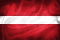 Grunge 3D illustration of Latvia flag Royalty Free Stock Photo