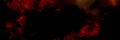 Grunge dark horror black background with bright red mist
