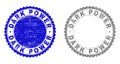 Grunge DARK POWER Textured Stamp Seals