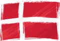 Grunge denmark flag