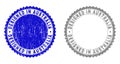 Grunge DESIGNED IN AUSTRALIA Textured Stamp Seals
