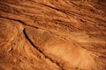 grunge, detailed close-up wet clay texture. Wet mud with drips from rain, sunlight. The surface of Mars