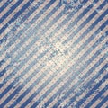 Grunge diagonal strips in nautical style. Royalty Free Stock Photo