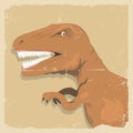 Grunge Dinosaur Background