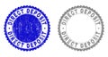 Grunge DIRECT DEPOSIT Textured Stamp Seals