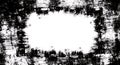 Grunge distressed black and white texture overlay frame Royalty Free Stock Photo
