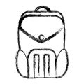 Grunge education backpack school tool design Royalty Free Stock Photo