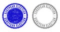 Grunge EUROPEAN ELECTION Textured Stamp Seals