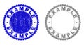 Grunge EXAMPLE Scratched Stamp Seals