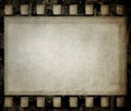 Grunge film background. Nice vintage texture with space for text Royalty Free Stock Photo