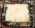Grunge film frame Royalty Free Stock Photo