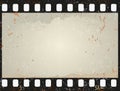 Grunge film frame,