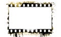 Grunge film strip frame Royalty Free Stock Photo