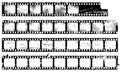 Grunge filmstrips