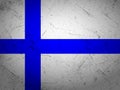 Grunge Finland flag