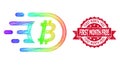 Grunge First Month Free Seal and LGBT Colored Network Bitcoin