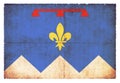 Grunge flag of Alpes-de-Haute-Provence France