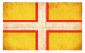 Grunge flag of Dorset Great Britain