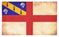 Grunge flag of Herm Channel Islands, GB Royalty Free Stock Photo