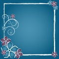 Grunge Flower Frame