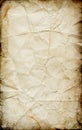 Grunge folded paper texture