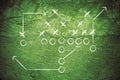 Grunge Football Play Royalty Free Stock Photo