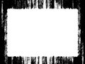 Grunge frame and border. Black and white grunge. Distress overlay texture. Dust and rough dirty wall background. Distress illustra Royalty Free Stock Photo