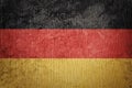 Grunge Germany flag. German flag with grunge texture Royalty Free Stock Photo