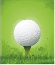 Grunge golf background