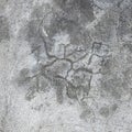 Grunge gray wall stucco texture, dark natural grey rustic concrete plaster macro closeup, old aged detailed rough cracked textured Royalty Free Stock Photo