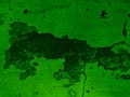 Grunge green and black color peal wall texture of concrete floor background for creation abstract. Royalty Free Stock Photo