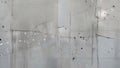Grunge grey cement wall. Grey grunge cement wall with some scribbles Royalty Free Stock Photo