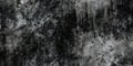 Grunge grey dark stone texture background with spilled parts and holes in home wall. Nature monochrome subway