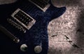 Grunge guitar background Royalty Free Stock Photo