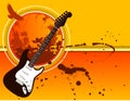 Grunge Guitar Background