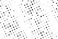 Grunge halftone background. Digital gradient. Dotted pattern with circles, dots, point small and large scale.