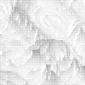 Grunge halftone black and white dotted texture background. Spotted vector abstract overlay. Textured vintage backdrop. Monochrome Royalty Free Stock Photo