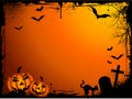 Grunge Halloween background Royalty Free Stock Photo