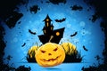 Grunge Halloween Party Background Royalty Free Stock Photo