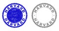 Grunge HARVARD Scratched Stamp Seals