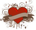 Grunge Heart Banner