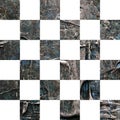 Grunge ÃÂhess textured abstract checkered seamless pattern Royalty Free Stock Photo