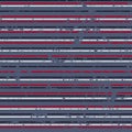 Grunge horizontal striped pattern in retro style